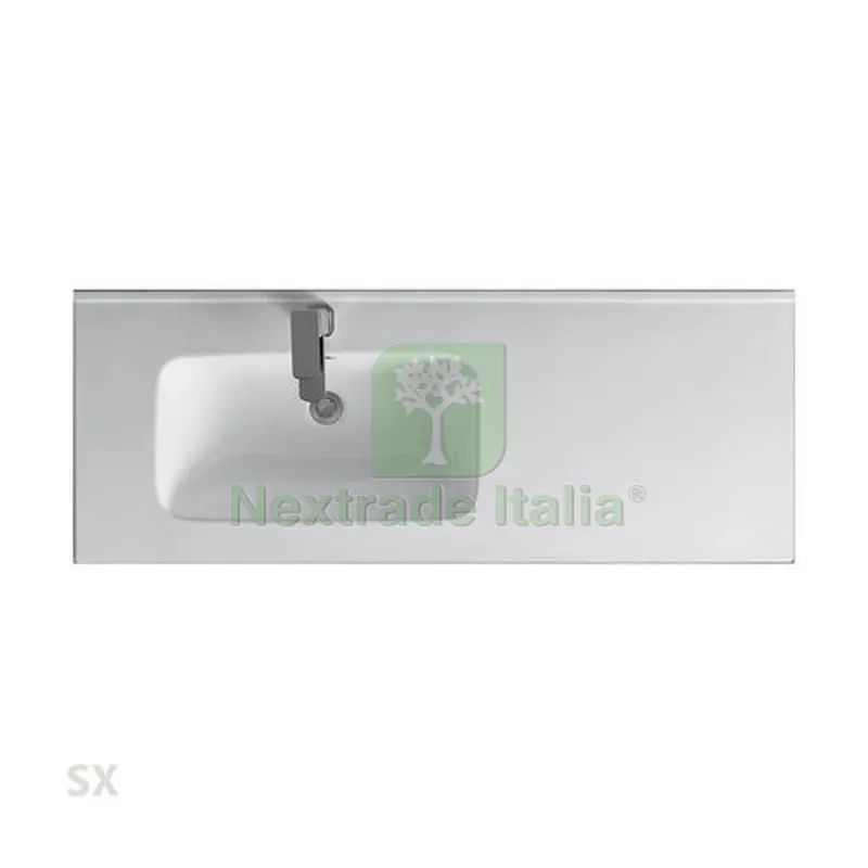 CONSOLLE CON VASCA LATERALE Vasca Dx cm 101x46x18 — Accessori bagno — rif. FERX.DIA185-LCE01-D100