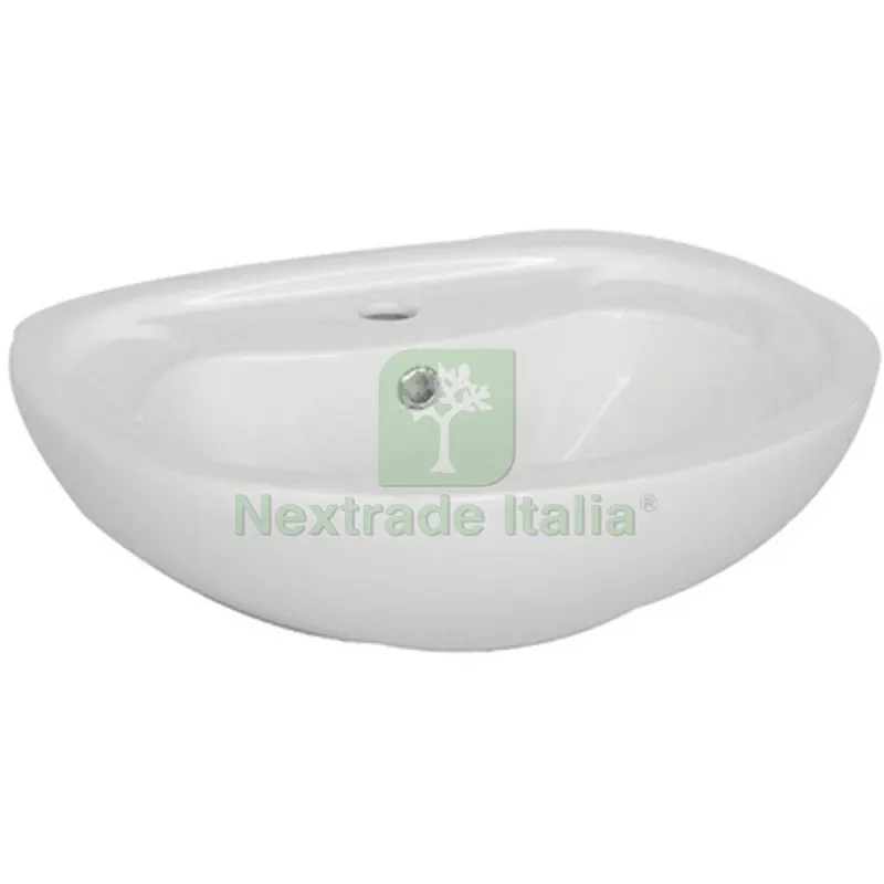 LAVABO A PARETE CM 40 x 50 Bianco — Sanitari e ceramiche — rif. FERX.DIA185-LP80 LAVABO A PARETE CM 40 x 50 Bianco — Sanitari e ceramiche — rif. FERX.DIA185-LP80