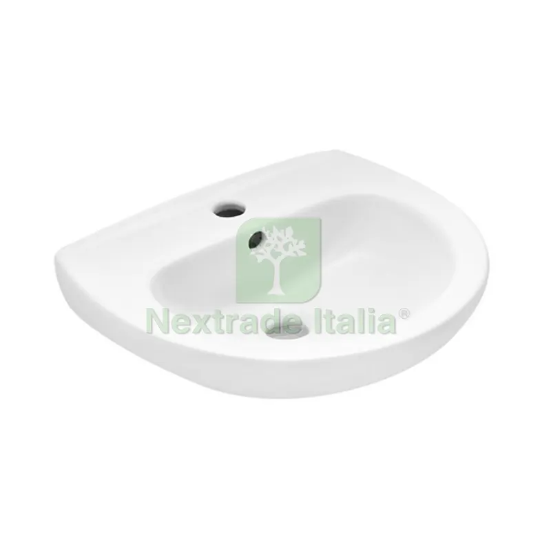 LAVABO A PARETE CM 37 x 45 Bianco — Sanitari e ceramiche — rif. FERX.DIA185-LP81 LAVABO A PARETE CM 37 x 45 Bianco — Sanitari e ceramiche — rif. FERX.DIA185-LP81