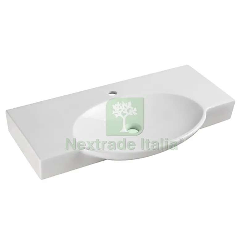 LAVABO A PARETE MOD. LP962 CM 84.5 x 47.5 cm 84,5 x 47,5 — Sanitari e ceramiche — rif. FERX.DIA185-LP962 LAVABO A PARETE MOD. LP962 CM 84.5 x 47.5 cm 84,5 x 47,5 — Sanitari e ceramiche — rif. FERX.DIA185-LP962