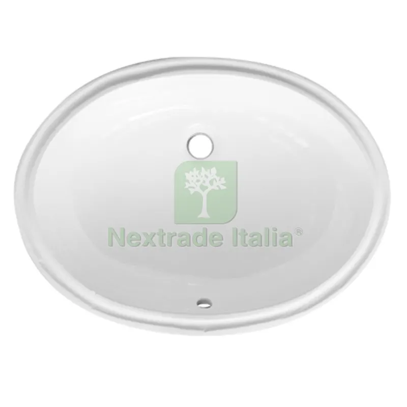 LAVABO SOTTOPIANO CM 57 X 42 Bianco — Sanitari e ceramiche — rif. FERX.DIA185-LT74 LAVABO SOTTOPIANO CM 57 X 42 Bianco — Sanitari e ceramiche — rif. FERX.DIA185-LT74