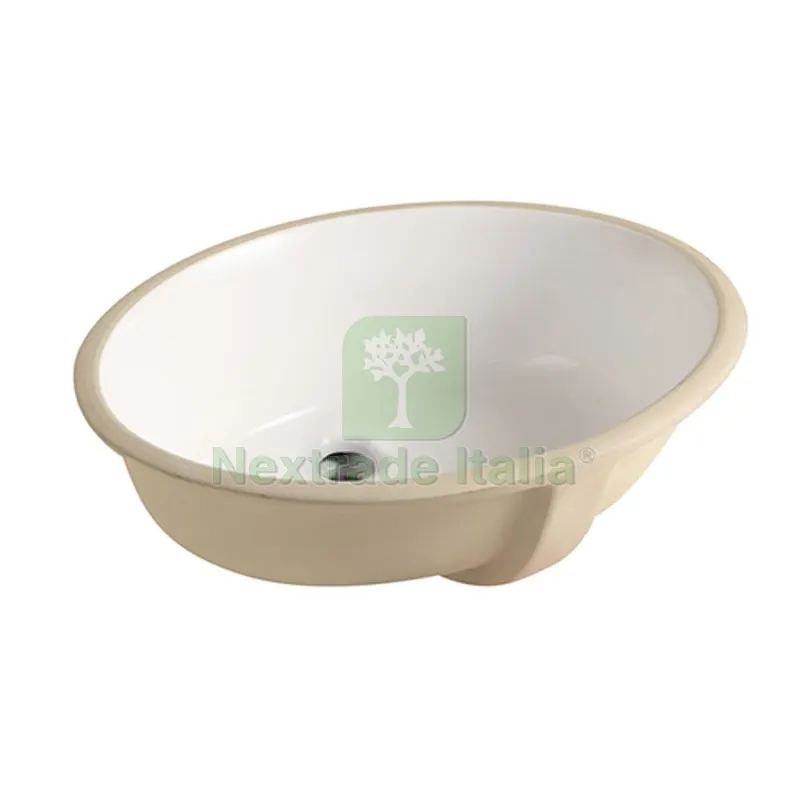 LAVABO SOTTOPIANO CM 49,5X41,5 Bianco — Sanitari e ceramiche — rif. FERX.DIA185-LT75