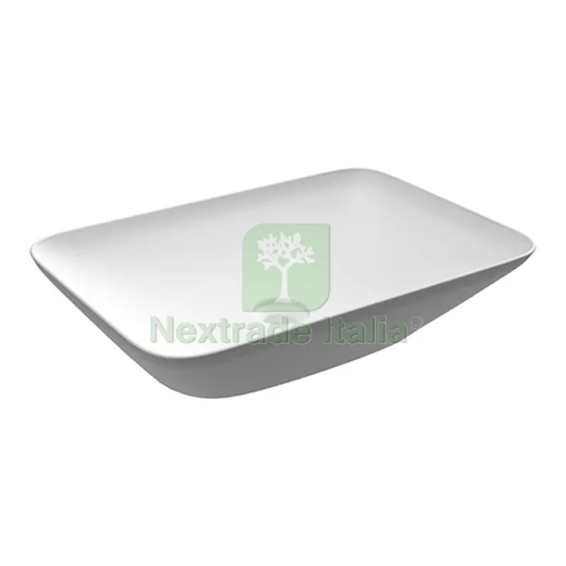 LAVABO DA APPOGGIO RETTANGOLARE (SENZA FORO) VARIANT 55X36 CM Bianco — Sanitari e ceramiche — rif. FERX.DIA185-RNAR-55 LAVABO DA APPOGGIO RETTANGOLARE (SENZA FORO) VARIANT 55X36 CM Bianco — Sanitari e ceramiche — rif. FERX.DIA185-RNAR-55