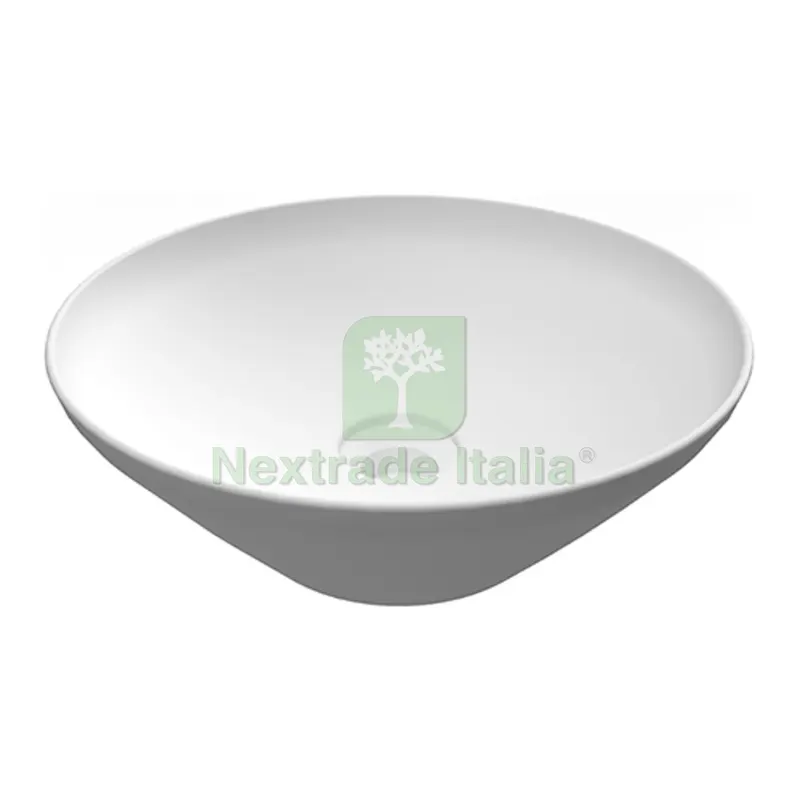 LAVABO DA APPOGGIO TONDO (SENZA FORO) VARIANT 36X36 CM Bianco — Sanitari e ceramiche — rif. FERX.DIA185-RNAT-36 LAVABO DA APPOGGIO TONDO (SENZA FORO) VARIANT 36X36 CM Bianco — Sanitari e ceramiche — rif. FERX.DIA185-RNAT-36
