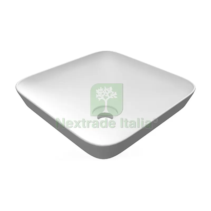 LAVABO DA INCASSO QUADRATO SENZA FORO VARIANT 36X36 CM Bianco — Sanitari e ceramiche — rif. FERX.DIA185-RNSQ-36 LAVABO DA INCASSO QUADRATO SENZA FORO VARIANT 36X36 CM Bianco — Sanitari e ceramiche — rif. FERX.DIA185-RNSQ-36