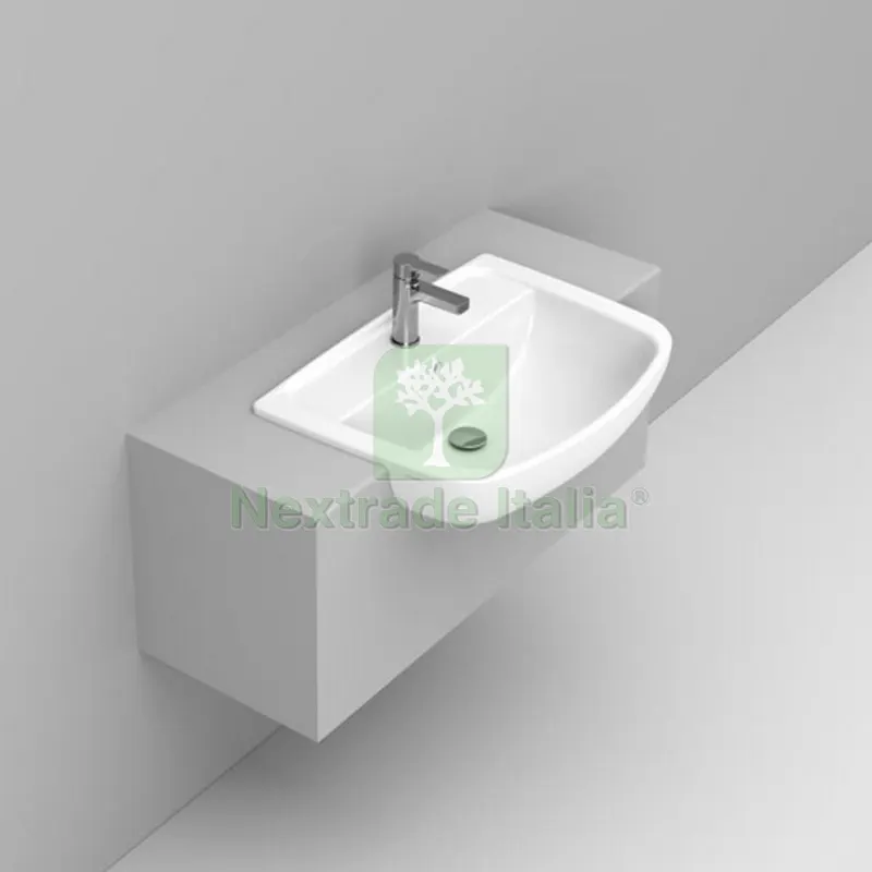 LAVABO SEMINCASSO EURO cm 65x48 — Sanitari e ceramiche — rif. FERX.DIA185-RSD01-65 LAVABO SEMINCASSO EURO cm 65x48 — Sanitari e ceramiche — rif. FERX.DIA185-RSD01-65