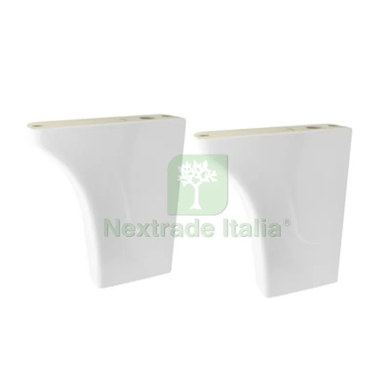 Coppia Piedini per Pilozzi in Ceramica Altezza cm. 43 — Ferramenta per legno e mobili — rif. FERX.DIA185-V1519