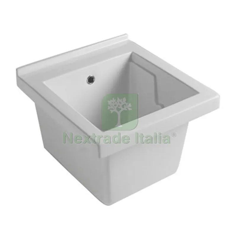 Pilozzo in Ceramica 45X51 Senza Strizzatoio L. cm. 45 x P. cm. 51 — Ferramenta per legno e mobili — rif. FERX.DIA185-V162 Pilozzo in Ceramica 45X51 Senza Strizzatoio L. cm. 45 x P. cm. 51 — Ferramenta per legno e mobili — rif. FERX.DIA185-V162