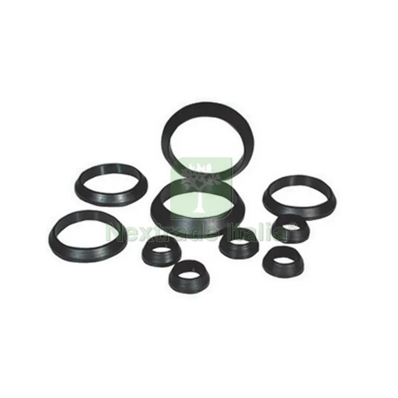 100PZ GUARNIZIONE CONICA NERA Diam. mm. 25 — Guarnizioni e tenute — rif. FERX.DIA200-242-25