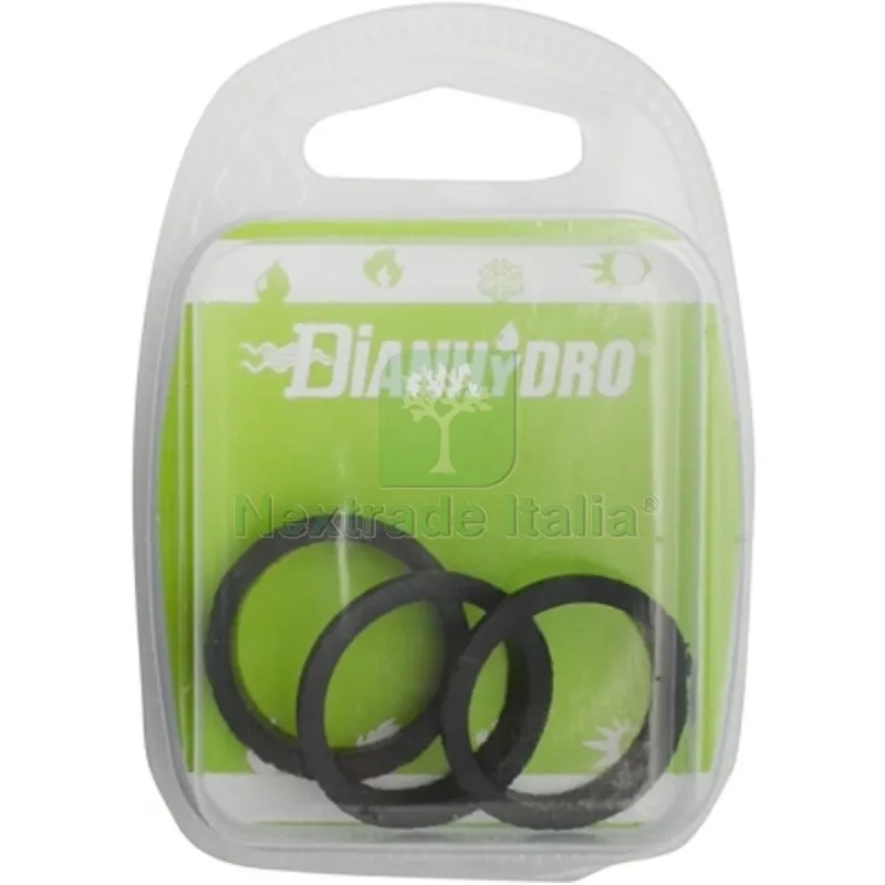 3 PZ GUARNIZIONI CONICHE NERE BLISTER pz.3 - Diam. mm 32 — Guarnizioni e tenute — rif. FERX.DIA200-242Y-32