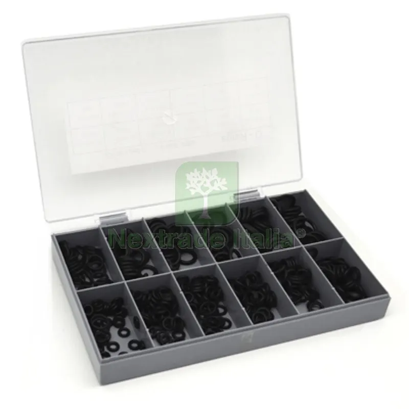 Scatola Assortita 430 PZ O-Ring Assortite — Casalinghi e organizzazione — rif. FERX.DIA200-2521 Scatola Assortita 430 PZ O-Ring Assortite — Casalinghi e organizzazione — rif. FERX.DIA200-2521