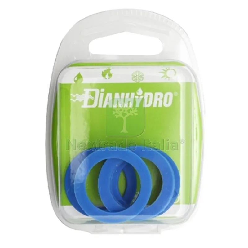 5 PZ GUARNIZIONI BLU SOFTPRENE MM 2 BLISTER pz. 5 x 1" — Guarnizioni e tenute — rif. FERX.DIA200-257Y-06