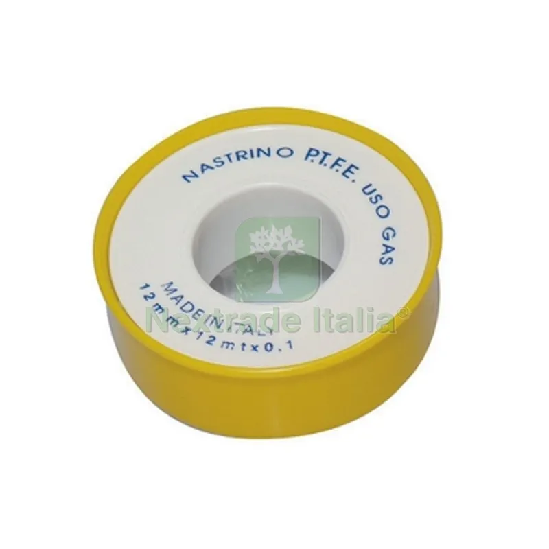NASTRO PTFE TEFLON PROFESSIONALE MT. 12 GAS mm. 12 — Guarnizioni e tenute — rif. FERX.DIA201-3031