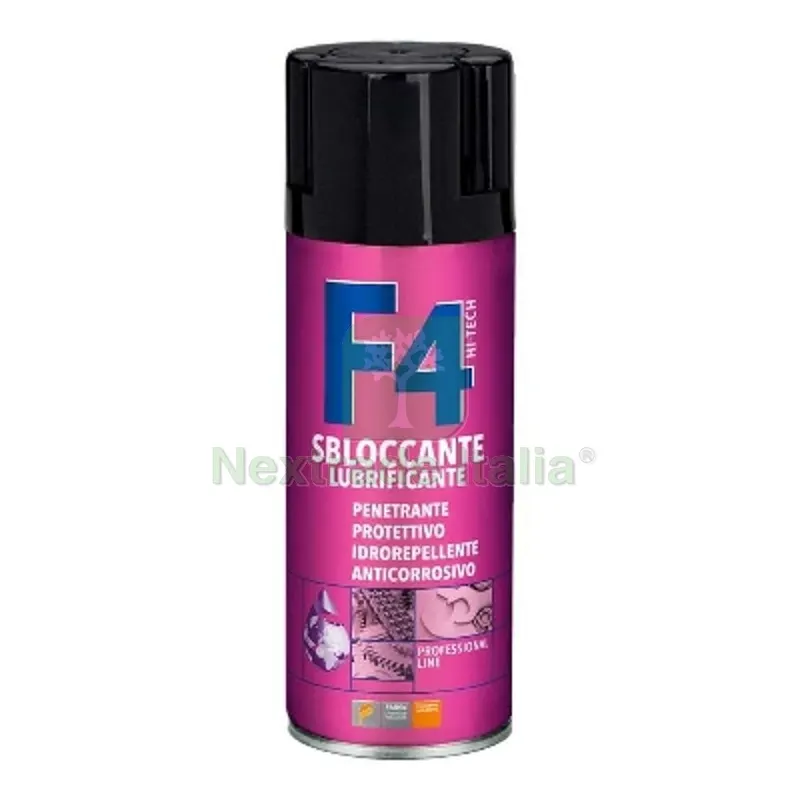 Sbloccante Lubrificante F4 400 ml — Lubrificanti e oli — rif. FERX.DIA201-30594 Sbloccante Lubrificante F4 400 ml — Lubrificanti e oli — rif. FERX.DIA201-30594