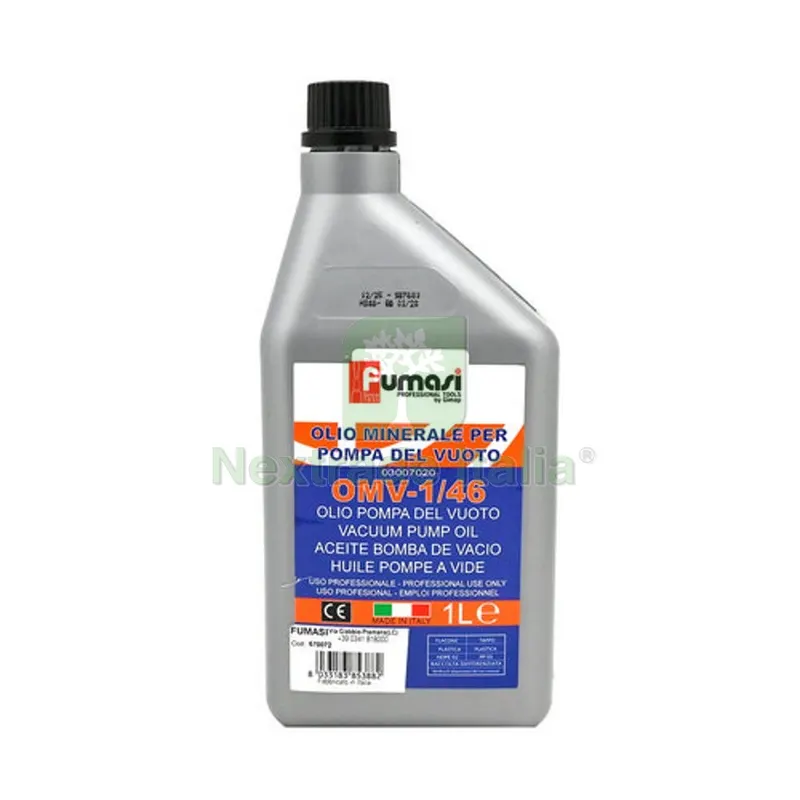 OLIO MINERALE PER POMPE VUOTO 1 lt — Lubrificanti e oli — rif. FERX.DIA201-30599 OLIO MINERALE PER POMPE VUOTO 1 lt — Lubrificanti e oli — rif. FERX.DIA201-30599