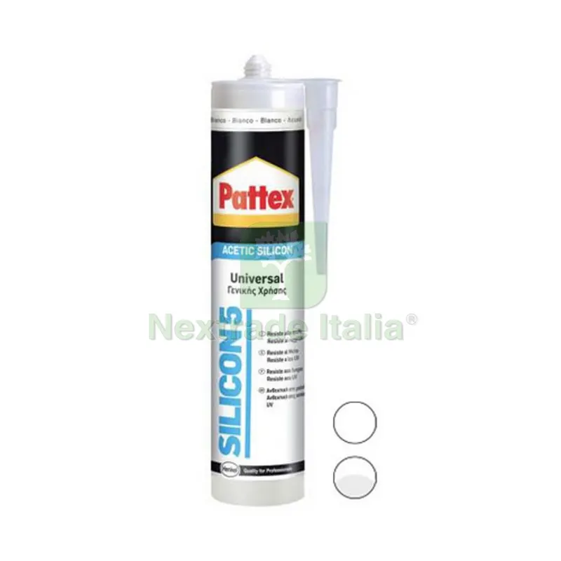 SILICONE SISTA S5 UNIVERSALE HENKEL 280 ml - Bianco — Adesivi e sigillanti — rif. FERX.DIA201-30620-B SILICONE SISTA S5 UNIVERSALE HENKEL 280 ml - Bianco — Adesivi e sigillanti — rif. FERX.DIA201-30620-B