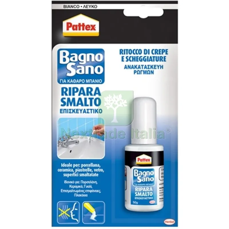 Ripara Smalto "bagno Sano" 50 GR Henkel 50 gr — Vernici e smalti — rif. FERX.DIA201-30623