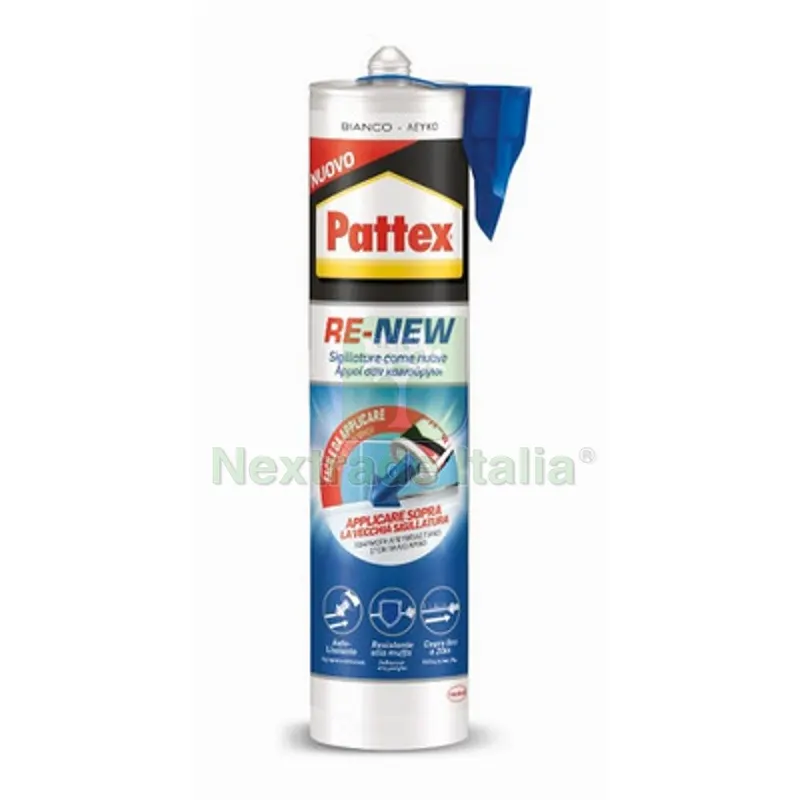 PATTEX RE NEW CARTUCCIA 280 ml - Bianco — Adesivi e sigillanti — rif. FERX.DIA201-30626-BI