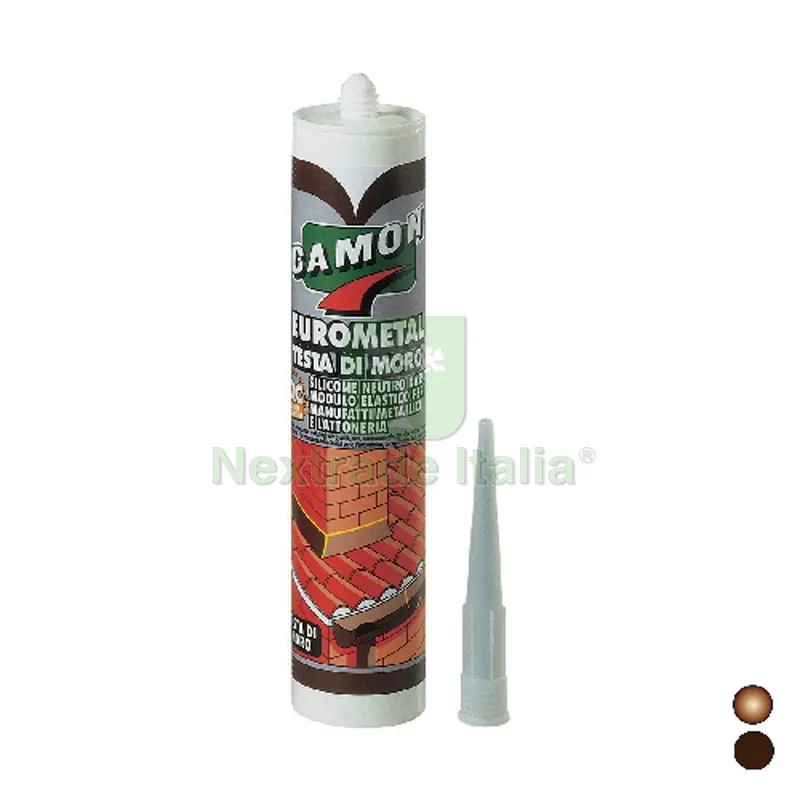 SILICONE NEUTRO EUROMETAL Rame - 280 ml — Adesivi e sigillanti — rif. FERX.DIA201-30702-RA