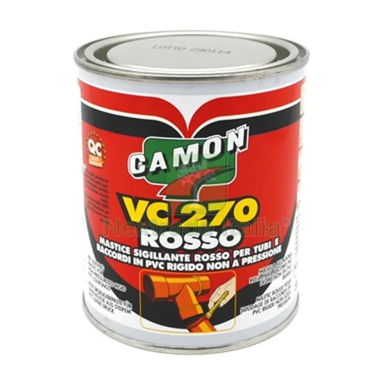 SIGILLANTE CAMON IN BARATTOLO VC 270 ROSSO 500 gr — Adesivi e sigillanti — rif. FERX.DIA201-30712-500