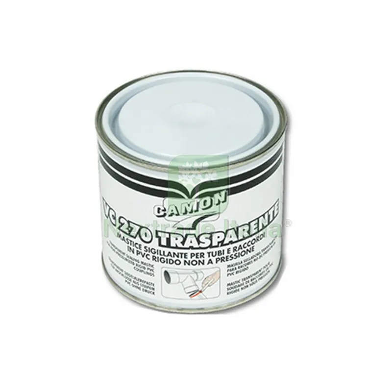 SIGILLANTE CAMON IN BARATTOLO MODELLO VC 270 TRASPARENTE 500 gr — Adesivi e sigillanti — rif. FERX.DIA201-3091-05 SIGILLANTE CAMON IN BARATTOLO MODELLO VC 270 TRASPARENTE 500 gr — Adesivi e sigillanti — rif. FERX.DIA201-3091-05
