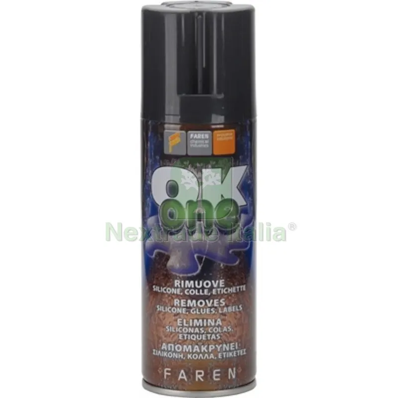 SPRAY RIMUOVI SILICONE E COLLE "OK ONE" 200 ML 200 ml — Adesivi e sigillanti — rif. FERX.DIA201-3098