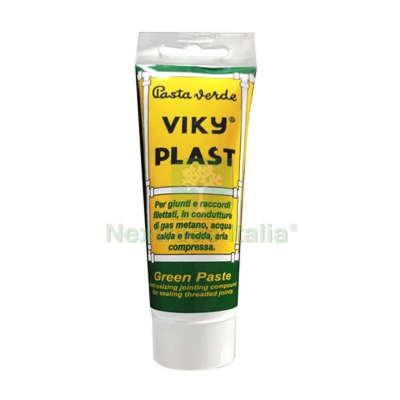 PASTA VERDE TUBETTO VIKY-PLAST 100 gr — Scarichi e sifoni — rif. FERX.DIA201-31101 PASTA VERDE TUBETTO VIKY-PLAST 100 gr — Scarichi e sifoni — rif. FERX.DIA201-31101