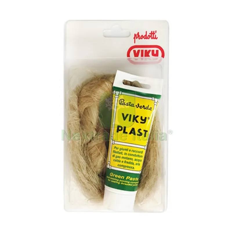 PASTA VERDE TUBETTO VIKY-PLAST 100 GR + CANAPA 100 gr + canapa — Tubi e raccordi — rif. FERX.DIA201-31102