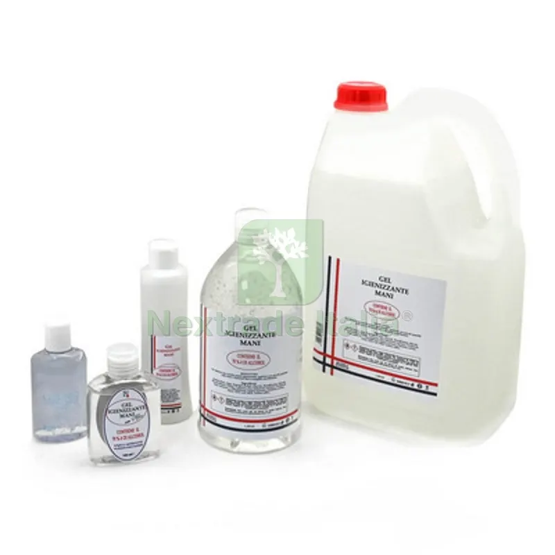 GEL IGIENIZZANTE RAPIDO PER MANI 1 Lt -76% alcol — Scarichi e sifoni — rif. FERX.DIA201-3118-MLT1