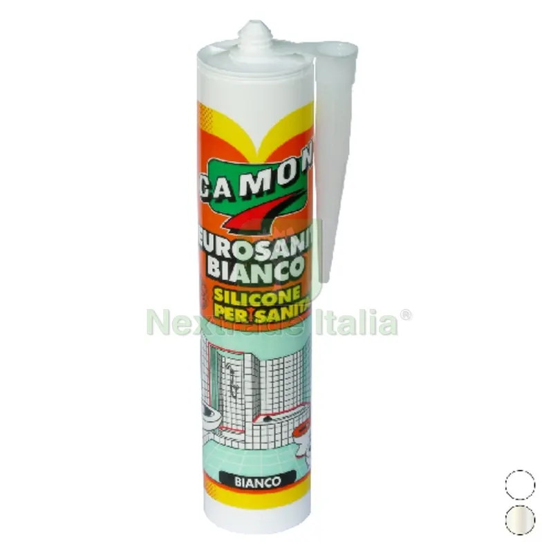 SILICONE ACETICO ANTIMUFFA 280 ML 280 ml - Bianco — Adesivi e sigillanti — rif. FERX.DIA201-316-BI