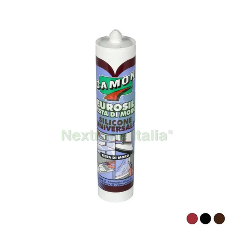 SIGILLANTE SILICONICO ACETICO EUROSIL 280 ml - Testa di Moro — Adesivi e sigillanti — rif. FERX.DIA201-3231-TM SIGILLANTE SILICONICO ACETICO EUROSIL 280 ml - Testa di Moro — Adesivi e sigillanti — rif. FERX.DIA201-3231-TM