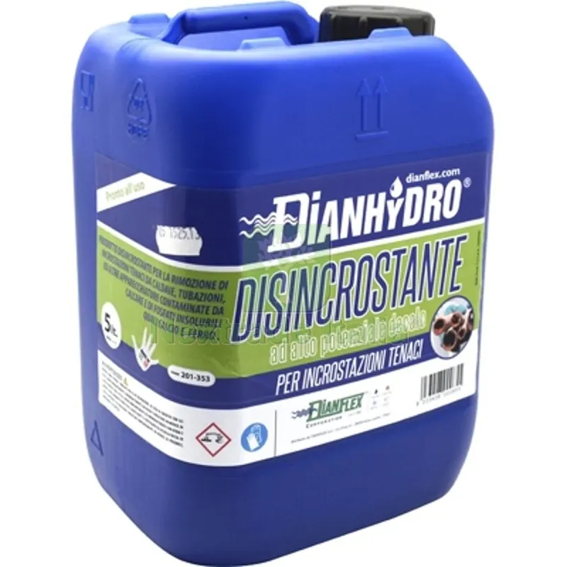 DISINCROSTANTE AD ALTO POTENZIALE DECALC 5 lt — Detergenti e pulitori casa — rif. FERX.DIA201-353