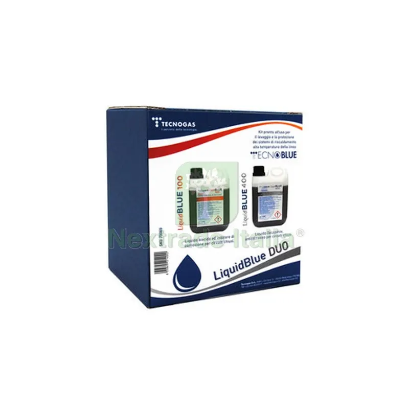 KIT LIQUID BLUE DUO PER IMPIANTI RISCALDAMENTO ALTA TEMP 1 + 1 lt — Scarichi e sifoni — rif. FERX.DIA201-353006