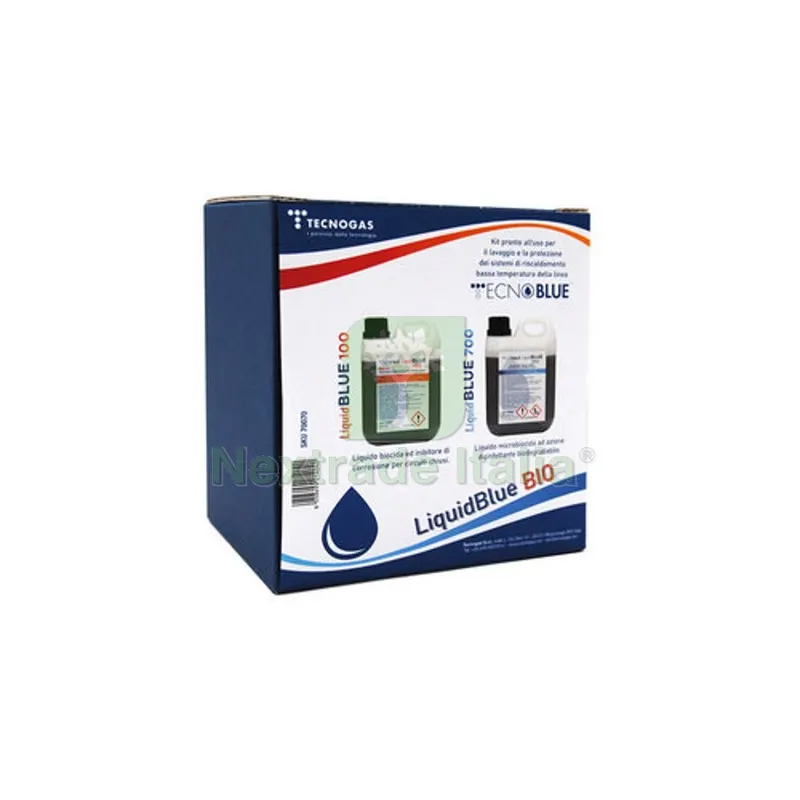 Kit Liquid Blue BIO per Impianti Riscaldamento Bassa Temperatura 1 + 1 lt — Vernici e smalti — rif. FERX.DIA201-353007