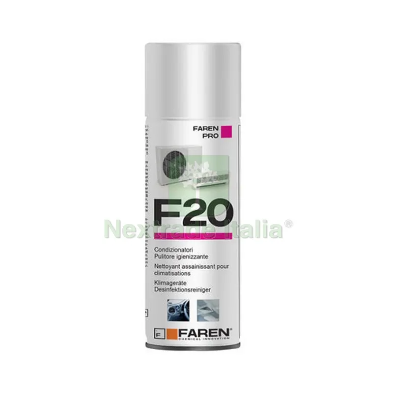 PULITORE IGIENIZZANTE PER CLIMATIZZATORI "F20" 400 ml — Scarichi e sifoni — rif. FERX.DIA201-35319
