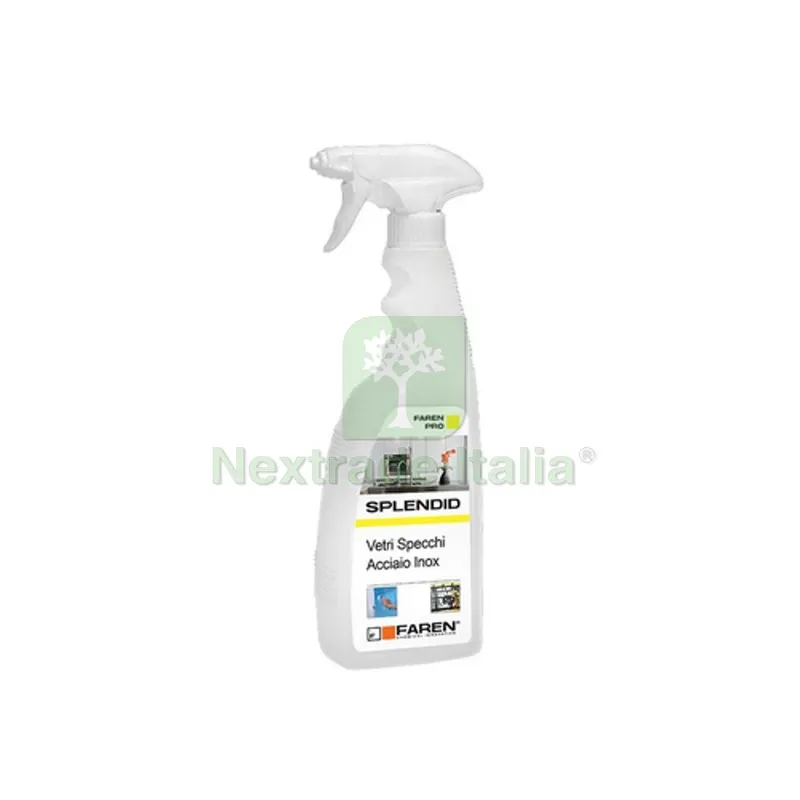PULITORE VETRI ACCIAI SPLENDID 750 ml — Scarichi e sifoni — rif. FERX.DIA201-35370 PULITORE VETRI ACCIAI SPLENDID 750 ml — Scarichi e sifoni — rif. FERX.DIA201-35370