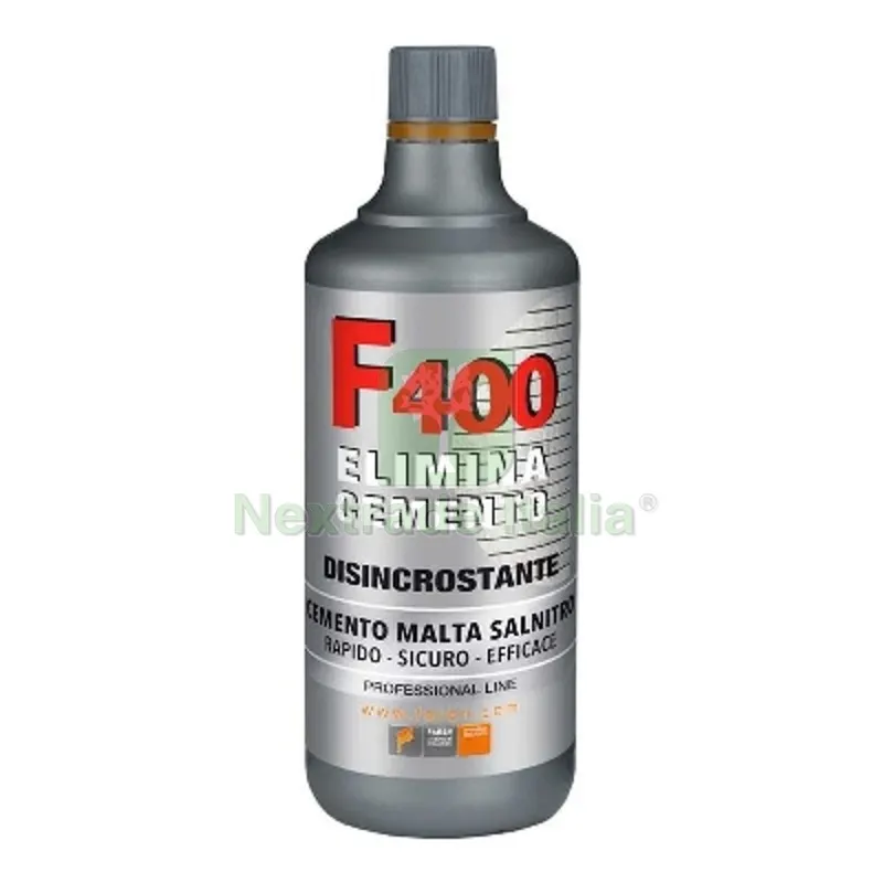 DISINCROSTANTE PER CEMENTO "F400" 1 Lt — Detergenti e pulitori casa — rif. FERX.DIA201-35374