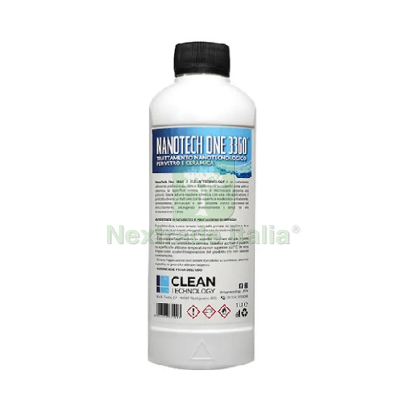 TRATTAMENTO PROFESSIONALE NANOTECH ONE 3360 PER VETRI E CERAMICHE 1 lt — Scarichi e sifoni — rif. FERX.DIA201-3604 TRATTAMENTO PROFESSIONALE NANOTECH ONE 3360 PER VETRI E CERAMICHE 1 lt — Scarichi e sifoni — rif. FERX.DIA201-3604