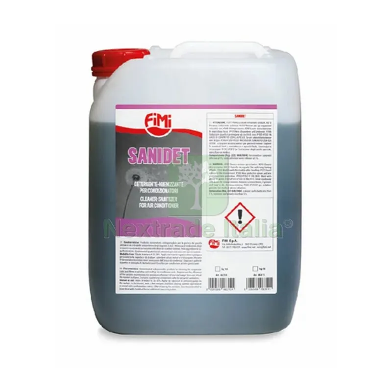 Sanificante Sanidet per Impianti di Refrigerazione e Riscaldamento 5 Kg — Protezione piante e sementi — rif. FERX.DIA201-38003-05