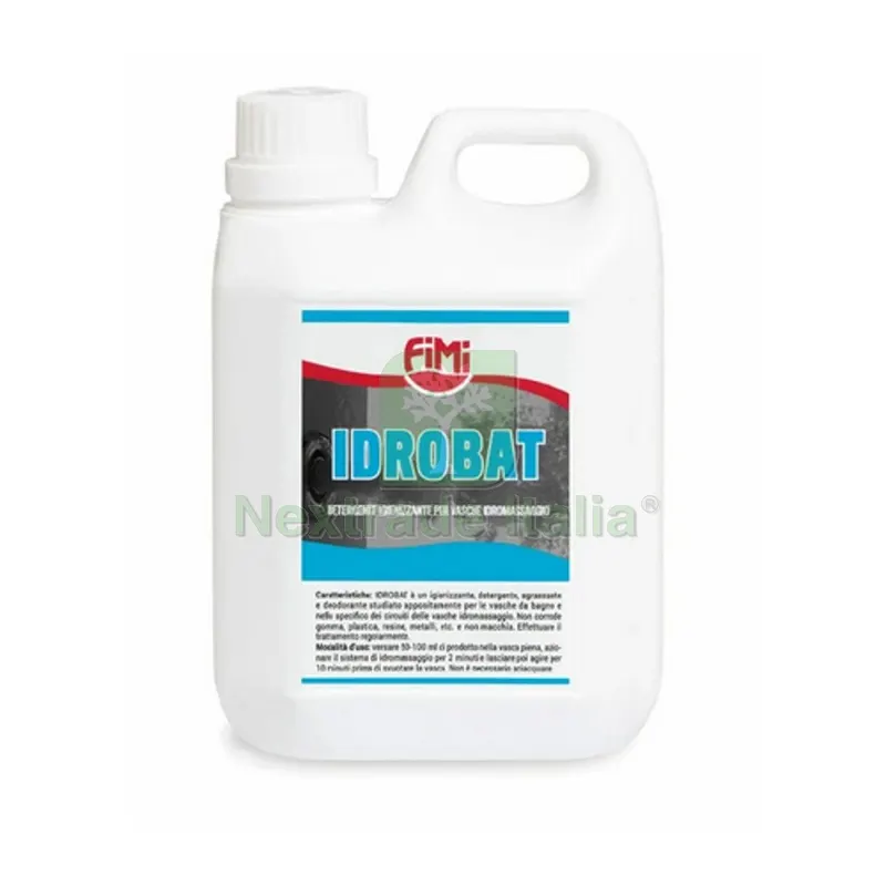 DETERGENTE SANIFICANTE PER VASCHE IDROMASSAGGIO IDROBAT 1 Lt — Scarichi e sifoni — rif. FERX.DIA201-38021-01