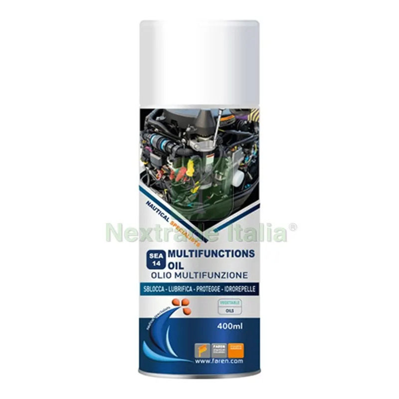 OLIO MULTIFUNZIONE SBLOCCA PROTEGGE LINEA NAUTICA 400 ml — Tubi e raccordi — rif. FERX.DIA201-FD508-400 OLIO MULTIFUNZIONE SBLOCCA PROTEGGE LINEA NAUTICA 400 ml — Tubi e raccordi — rif. FERX.DIA201-FD508-400