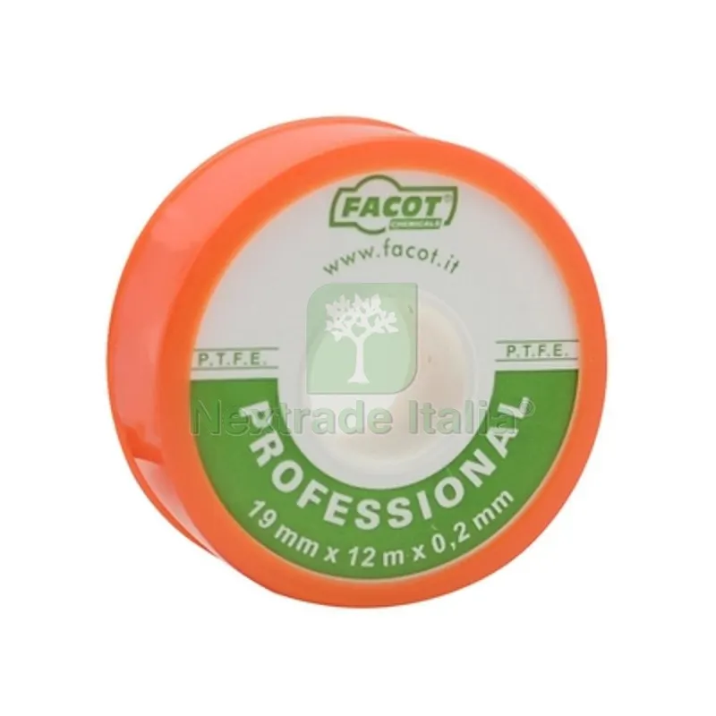 NASTRO P.T.F.E TEFLON PROFESSIONAL H 19 mm x 15 m — Guarnizioni e tenute — rif. FERX.DIA201-T007-1915 NASTRO P.T.F.E TEFLON PROFESSIONAL H 19 mm x 15 m — Guarnizioni e tenute — rif. FERX.DIA201-T007-1915
