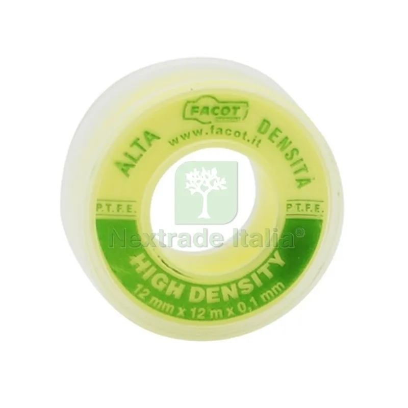 Nastro P.T.F.E Teflon Oro H 12 mm x 12 m — Guarnizioni e tenute — rif. FERX.DIA201-T008-1212 Nastro P.T.F.E Teflon Oro H 12 mm x 12 m — Guarnizioni e tenute — rif. FERX.DIA201-T008-1212
