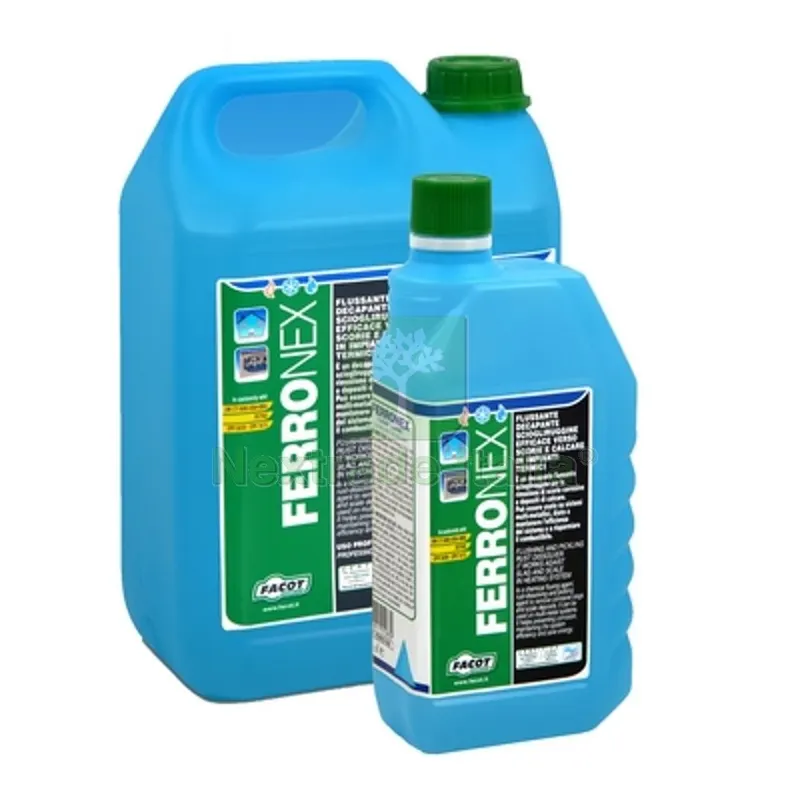 DECAPANTE IMPIANTI TERMICI FERRONEX 5 lt — Scarichi e sifoni — rif. FERX.DIA201-T207-05 DECAPANTE IMPIANTI TERMICI FERRONEX 5 lt — Scarichi e sifoni — rif. FERX.DIA201-T207-05