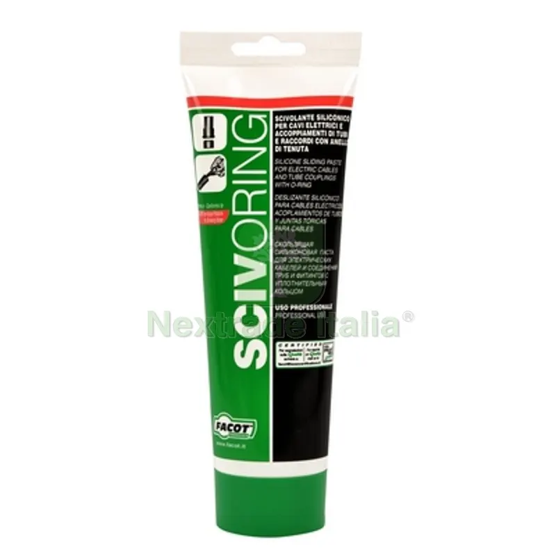 Scivolante Siliconico Sciv-O-Ring 250 g tubetti — Guarnizioni e tenute — rif. FERX.DIA201-T407-250 Scivolante Siliconico Sciv-O-Ring 250 g tubetti — Guarnizioni e tenute — rif. FERX.DIA201-T407-250