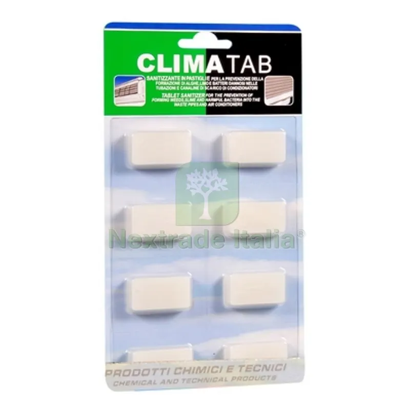 Sanitizzante in Pastiglie Climatab Blister blister 8 past/tab — Scarichi e sifoni — rif. FERX.DIA201-T409