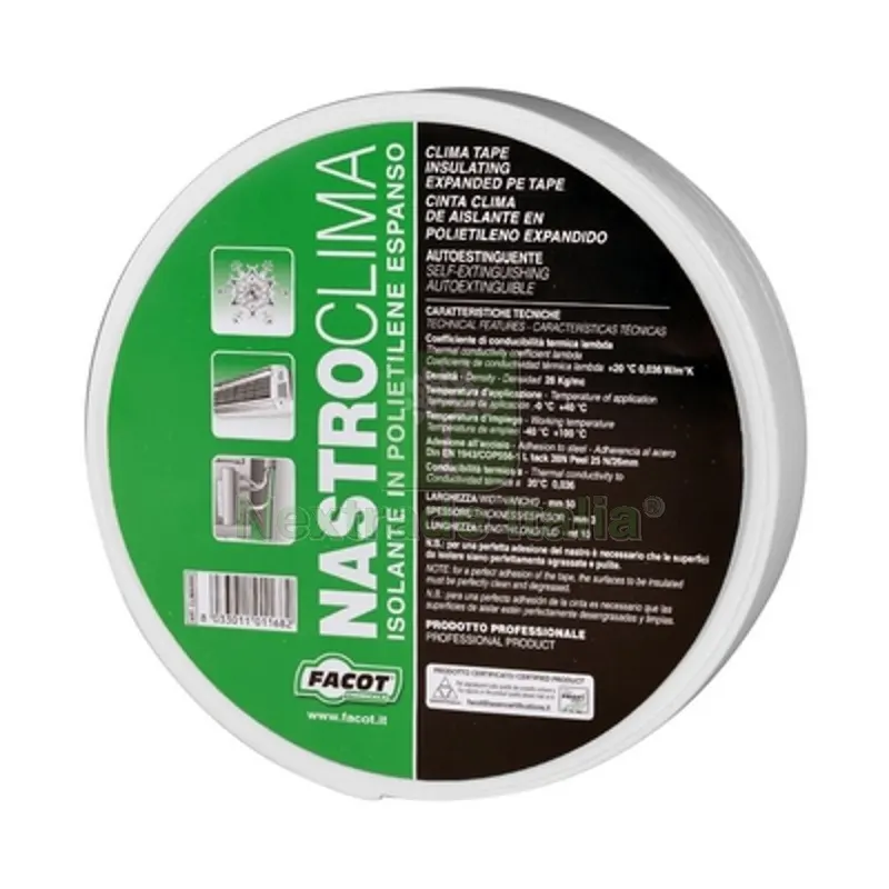 NASTRO CLIMA H 50 mm x 10 m — Misurazione e taglio manuale — rif. FERX.DIA201-T602