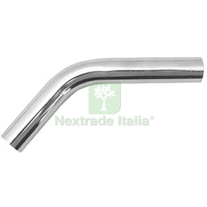 Canna Scarico WC a 45° Senza Rosone Tipo LUX Diam. mm. 30 — Sanitari e ceramiche — rif. FERX.DIA210-X04-30
