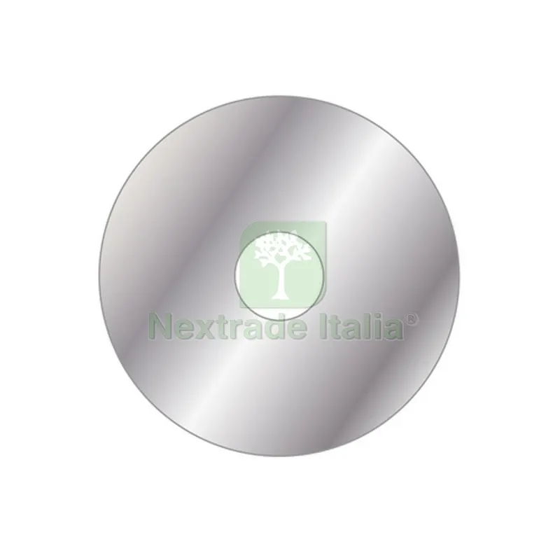 ROSONE INOX TONDO D. 80 CON BIOADESIVO Foro D. 20 mm — Adesivi e sigillanti — rif. FERX.DIA210-X802