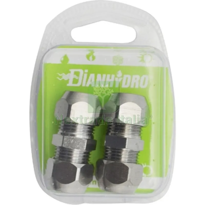 2 PZ RACCORDI DIRITTI DOPPI CON DADI CONICI CROMATI BLISTER pz.2 x (1/2x1/2) Diam.12 — Tubi e raccordi — rif. FERX.DIA211-561Y-4412 2 PZ RACCORDI DIRITTI DOPPI CON DADI CONICI CROMATI BLISTER pz.2 x (1/2x1/2) Diam.12 — Tubi e raccordi — rif. FERX.DIA211-561Y-4412